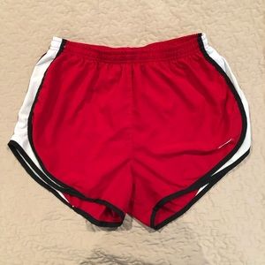 Red Nike Tempo Running Shorts